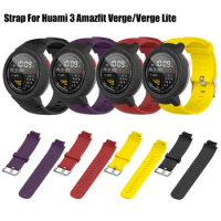 Silicone Watch Strap For Xiaomi Huami 3 Amazfit Verge Lite Watch Band Bracelet Replacement Belt For Amazfit Verge 3 WatchBands