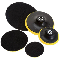 Haoyun Beauty 3/4/5/6/7 '' Hot Hitam Auto Pad Kereta M14 Hook & Loop Plat Sokongan Penggilap Buffing