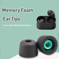 For Sony WF-1000XM4 WF-1000XM3 Memory Foam Earbud Tips Noise Reducing Eartips Replacement Buds Tip Earplugs Ear Pads Grip Caps