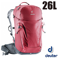 德國 Deuter 新款 Trail 26L 專業輕量拔熱透氣背包_紅