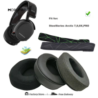 Replacement Ear Pads for SteelSeries Arctis 7 9 9X PRO Wireless Headset Parts Leather Cushion Velvet Earmuff Earphone Sleeve