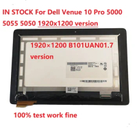 10.1" B101UAN01.7 LCD Display Monitor Touch Screen Panel Glass Assembly For Dell Venue 10 Pro 5000 5055 5050