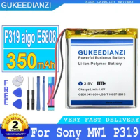 GUKEEDIANZI Replacement Battery for Ployer P319, Aigo E5808, MP3 for Sony Ericsson MW1, Wireless Bluetooth Free Tools, 350mAh