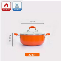 雙耳不粘鍋【22cm雙耳湯鍋含蓋】 