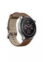 Amazfit Amazfit GTR 4 Leather Smartwatch (1.43" HD AMOLED Display, 150+ Sport Modes, 5ATM Water Resistance) Brown Leather