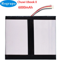 New 7.6V 6000mAh Chuwi ubook x 2-in-1 laptop tablet PC battery 10 battery 7 wires plug