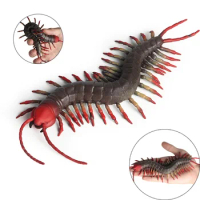 Funny TPR Simulation Animal Model Children's Neat Soft Rubber Centipede Insects Pinch Fun Stress Relief Venting Toys