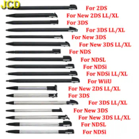 JCD 10PCS For NDS Lite NDSL NDSi WiiU Metal Adjustable Telescopic Stylus Plastic Touch Screen Pen For 2DS 3DS New 2DS 3DS LL XL