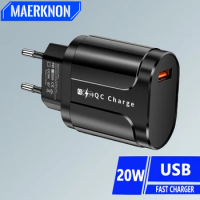 Phone Charge 20W USB Charger Fast Charging For IPhone 13 14 15 Pro Xiaomi 13 Samsung Galaxy S22 Huawei Wall Charge Quick Charger