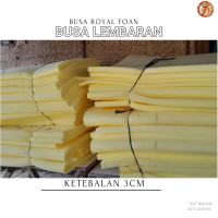 Spon Lembaran 200x120 Busa Royal Foam Tebal 3 cm Anti Kempes Lapisan Sofa Kursi Meteran Spons Lapisa