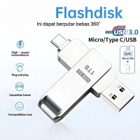 Typec 3 in 1 โทรศัพท ์ มือถือ u Disk HP คุณภาพสูง Dual Drive Flash Memory USB 3.0 ความเร ็ วสูง Memo
