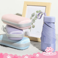 Payung Lipat UV Ukuran Mini 15 cm - Multi Fungsi Tahan Hujan & UV UPF 50+ - Besi Tahan Karat