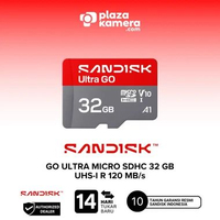 Kartu Memori MicroSD 32GB SanDisk Ultra GO 120MB/s A1 Smartphone Android Kamera