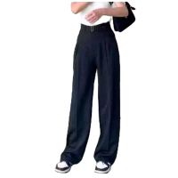 OBI pants-celana Highwaist trousers loose pants-celana kulot wanita-celana formal wanita anti kusut 
