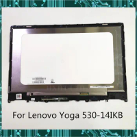 Original 14" For Lenovo Yoga 530-14 Yoga 530-14IKB LCD screen touch assembly N140HCA-EAC MV140FHM-N4B FHD or HD Good working