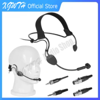 ME3 Headset Microphone Headworn Hypercardioid Condenser Mic For AKG Shure Senheiser Wireless Bodypack Transmitter System