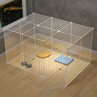 寵物籠 寵物圍欄室內貓籠子自由組合中小型犬泰迪兔子狗狗柵欄隔離門護欄『XY29560』