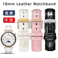 18mm Leather Strap for Huawei Watch GT4 41mm Watchband Fashion Bracelet