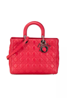 Dior 二手 Dior 大羊皮 Cannage Lady Dior 手袋