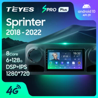 TEYES SPRO Plus For Mercedes-Benz Sprinter 2018 - 2022 Car Radio Multimedia Video Player Navigation GPS Android 10 No 2din 2 din dvd