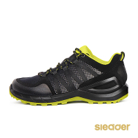 【sleader】動態防水輕量安全戶外休閒男鞋-SD205(黑/綠)