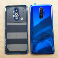 For OPPO Realme X2 Pro Back Battery Cover Rear Housing Door Glass Case For Realme X2 Pro Battery Cover With Camera Lens Replace