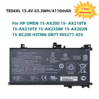TE04XL Laptop Battery For HP OMEN 15-AX200 15- AX218TX 15-AX210TX 15-AX235NF 15-AX202N 15-BC200 HSTNN-DB7T 905277-855 63.3WH