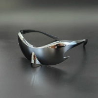 2024 Fashion UV400 Sunglasses Men Women Trendy Running Fishing Goggles Sports Cycling Glasses Male Bicycle Eyewear Bike Lenses