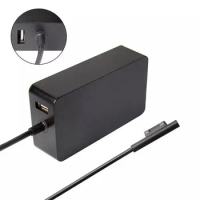 Suitable for Microsoft Surface Pro 3, Pro 4, Pro 5/6, X 7 Surface Book AC Adapter Charger 65w