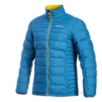 【CRAFT】男 Alpine Light 超輕防潑水羽絨外套夾克(1902294-2350 瑞典藍)