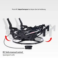 RC 1 Dudukan Manual Swivel Mekanisme Recliner Dapat Berputar 360° Mekanik Sofa Dapat Berayun MANUAL 