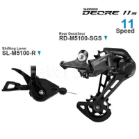 SHIMANO DEORE M5100 Groupset Shifter SL-M5100 SL-M5100-R Rear Derailleur RD-M5100 RD-M5120 11-speed Original parts for MTB bike