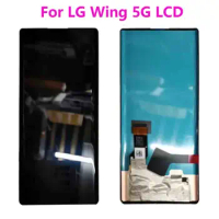 6.8"New Original For LG Wing 5G LCD Display Touch Screen Digitizer Assembly Screen Replacement For LG Wing 5G Secondary Screen