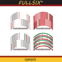 12 X Thick Edge Outer Rim Sticker Stripe Wheel Decals FIT DUCATI supersports 939