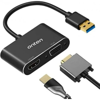 Onten USB3.0 to HDMI + VGA Adapter *2K OTN-5201B  