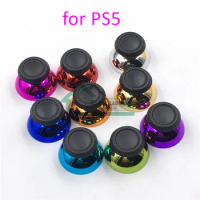 2pcs Chrome Thumbstick Cap for Sony Playstation 5 PS5 Controller Analog Thumb Stick Joystick cover replacement for PS5