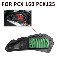 For Honda PCX160 PCX125 PCX 160 125 2021 2022 2023 Motorbike Motorcycle Air Filter Element Air Cleaner Intake Air Filters Parts