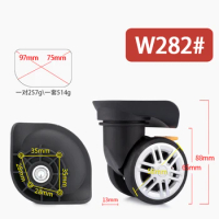 Luggage Universal Wheels Accessories Boarding Air Box Wheel Caster Aircraft Wheel Replacement Mute 20/28 Inch Replacement