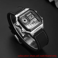 For Casio AE1200WH 1300 1000 A159 A158 A168 F91 W-219 Silicone Men's Rubber Wristband watch band watch strap Bracelet Accessorie