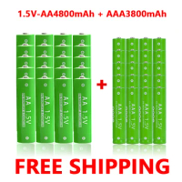 Alkaline Battery aa 1.5v aa and aaa rechargeable batteries 3800mAh aaa rechargeable battery 4800mAh aa rechargeable batteries