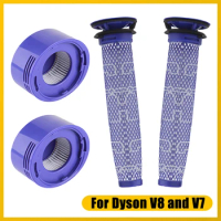 Washable Pre Filter Compatible For Dyson DC58 DC59 DC61 DC62 V6 V7 V8 Wireless handheld Vacuum Replacement Filters Spare Parts