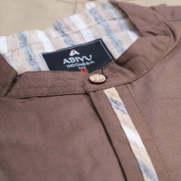Abiyu Baju kurta Dewasa / Koko Pria Lengan Pendek OD02 ((DISKON)) Formal Kancing Kantong Kerah