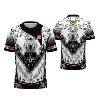 Jersey Batik Pgri Baju Kaos Guru Dewasa Pria Lengan Pendek Desain Terbaru Free Custom Nama / Gambar 