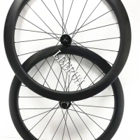 High quality carbon disc wheelset 38/50/60/80mm 700c disc wheelset Clincher Tubular road bicycle 40mm ud matte carbon wheels