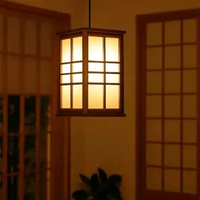 Kap lampu gantung minimalis model jepang