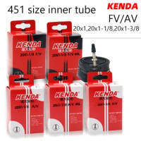 KENDA Inner Tube 20 Inch Camera 20*1 20*1-1/8 20*1-3/8 Mountain Bike Tubes Schrader Presta Bicycle Inner Tube for 451 Size