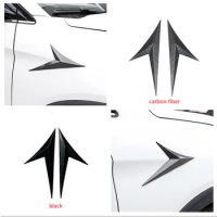 For Honda HR-V HRV Vezel 2014-2022 Accessorie Outside Body Leaf Plate Air Inlet Frame Outside Door Body Mouldings Cover Trim