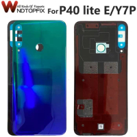 High Quality Back Glass Housing Door For Huawei P40 Lite E Rear Battery Cover Housing Replacement New For Huawei Y7P Back Cover