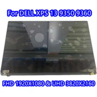 Pantalla LCD Original De 13,3 Pulgadas Para Dell XPS 13, 9350, 9360, 1920x1080, 07TH8V, P54G, P54G002, Plata,9360 9350 Screen