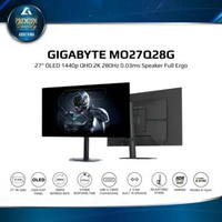 Monitor OLED Gigabyte MO27Q28G 27" OLED 1440p QHD 2K 280Hz 0.03ms HDMI 2.1x2 DP 1.4x1 USB-C x1 18w S